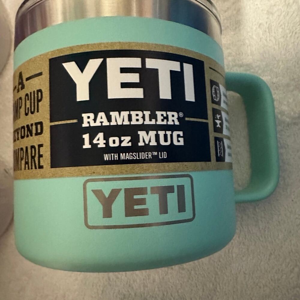 Yeti‎ rambler 14oz mug seafoam teal